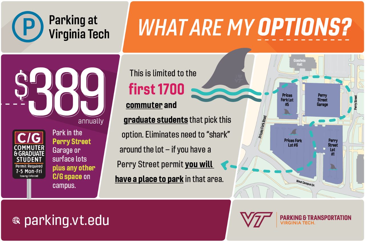 Graduate Parking and Transportation Virginia Tech